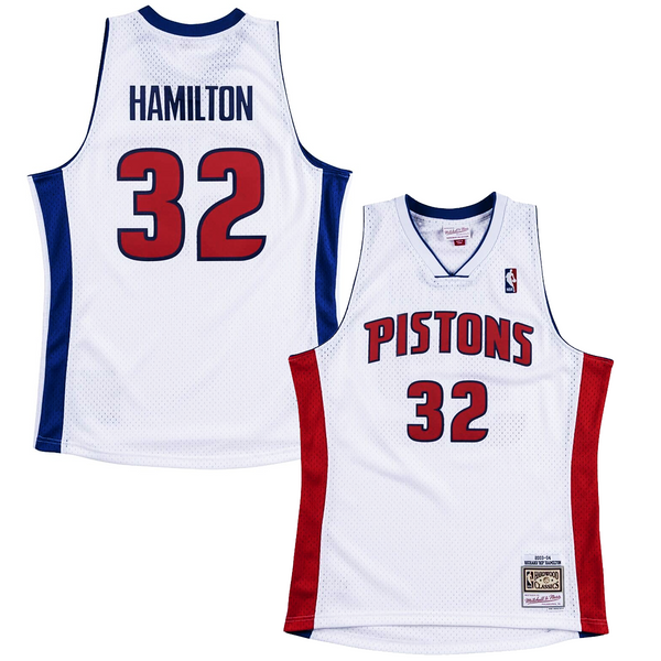 Pistons white jersey