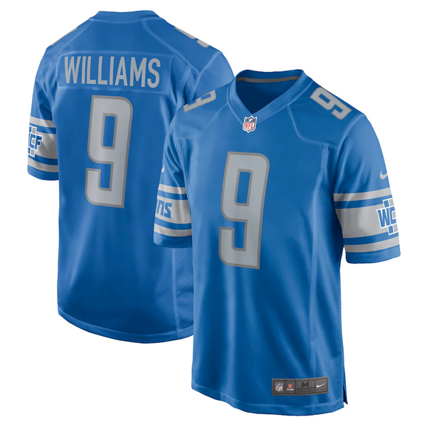 Detroit Lions blue jersey