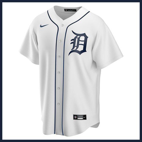 Fanatics Authentic Riley Greene White Detroit Tigers Autographed Nike Replica Jersey - Signed on Front