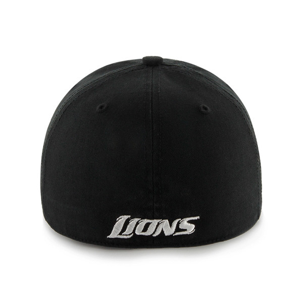 47 Brand Detroit Lions Black Franchise Fitted Hat