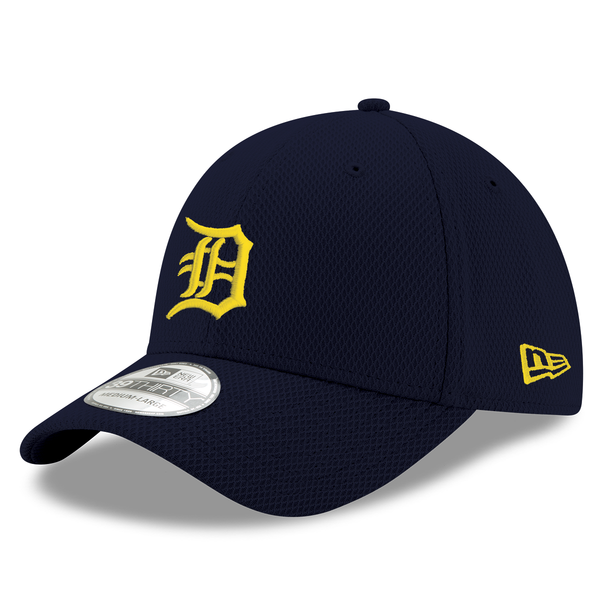 Detroit Tigers x Michigan Wolverines New Era Co-Branded Tech 39Thirty Flex Hat - Navy