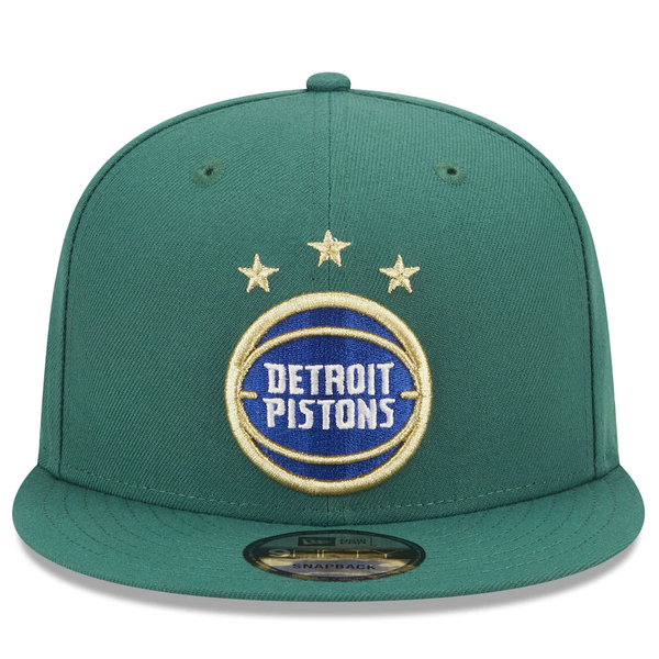 Detroit Pistons New Era 2022/23 City Edition Alternate 9Fifty Snapback Hat - Green