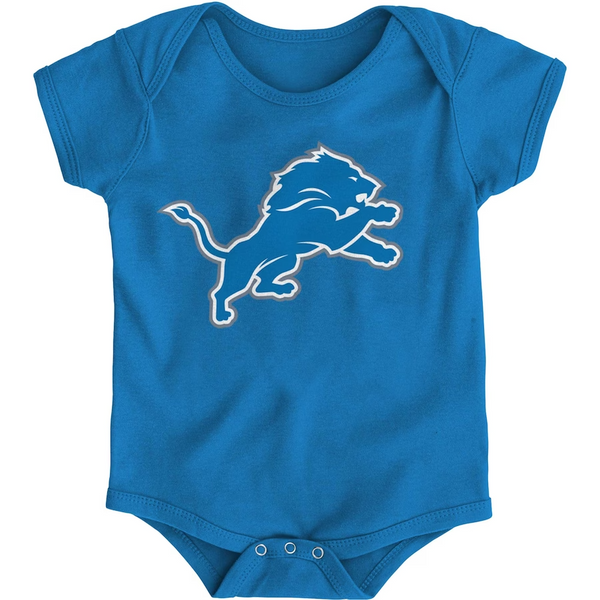 Detroit Lions Outerstuff Newborn & Infant Team Logo Bodysuit - Blue