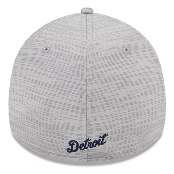 Detroit Tigers New Era Pipe 39THIRTY Flex Hat - Gray