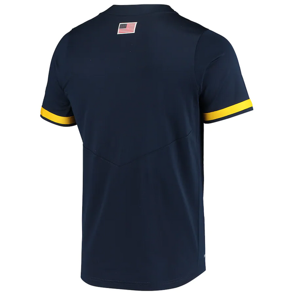 Michigan Wolverines Nike Replica Baseball Jersey - Navy
