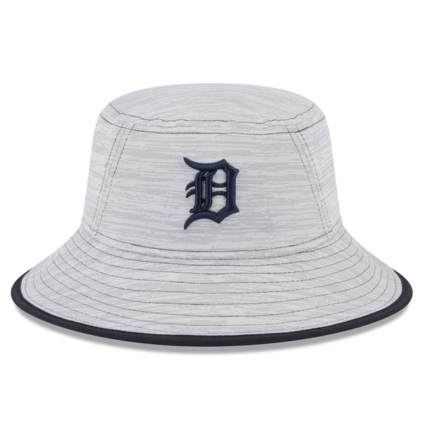 Detroit Tigers New Era Game Bucket Hat - Heather Gray
