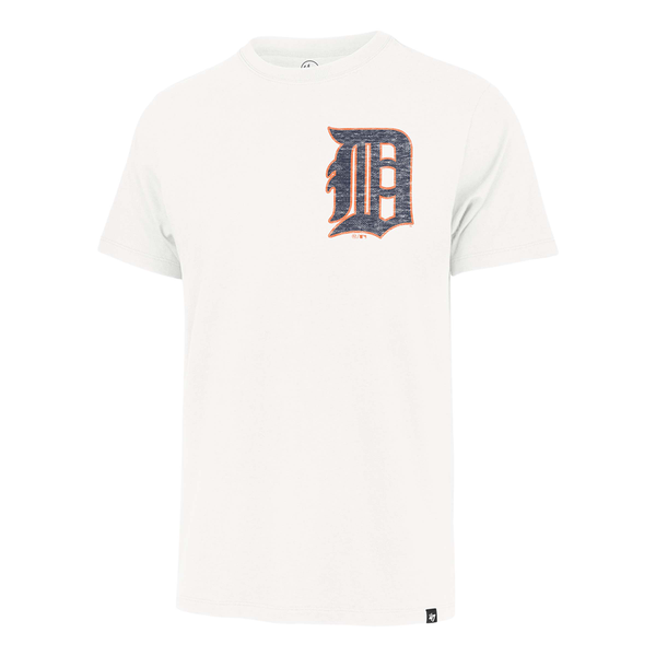 Detroit Tigers 47 Brand Cooperstown Backer Franklin T-Shirt - Cream