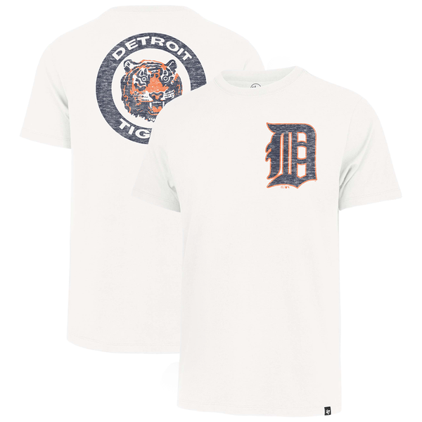 Detroit Tigers 47 Brand Cooperstown Backer Franklin T-Shirt - Cream