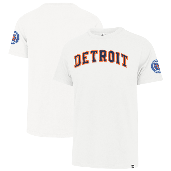 Detroit Tigers Mitchell & Ness Take Your Base V-Neck T-Shirt - Navy