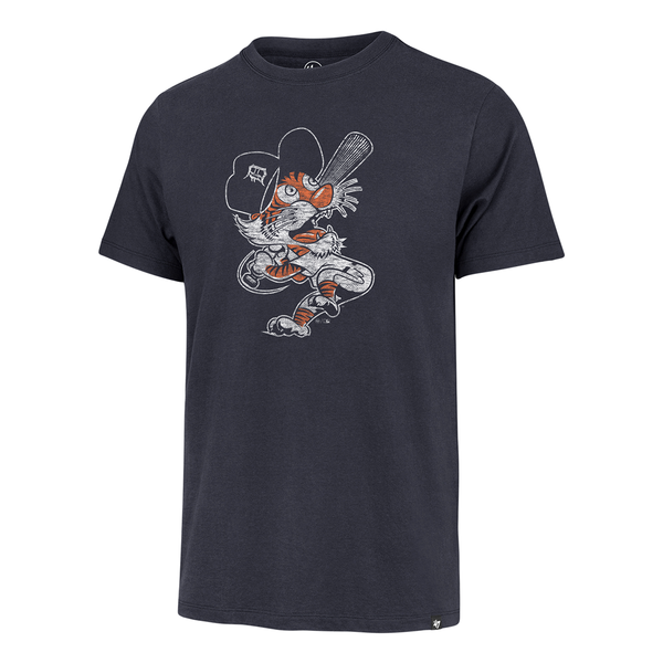 Detroit Tigers 47 Brand Cooperstown Swinging Kitty Franklin T-Shirt - Navy