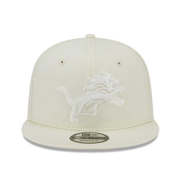 Detroit Lions New Era Color Pack 9Fifty Snapback Hat - Cream