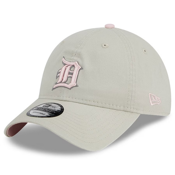 Detroit Tigers New Era 2023 Mother's Day 9Twenty Adjustable Hat - Stone