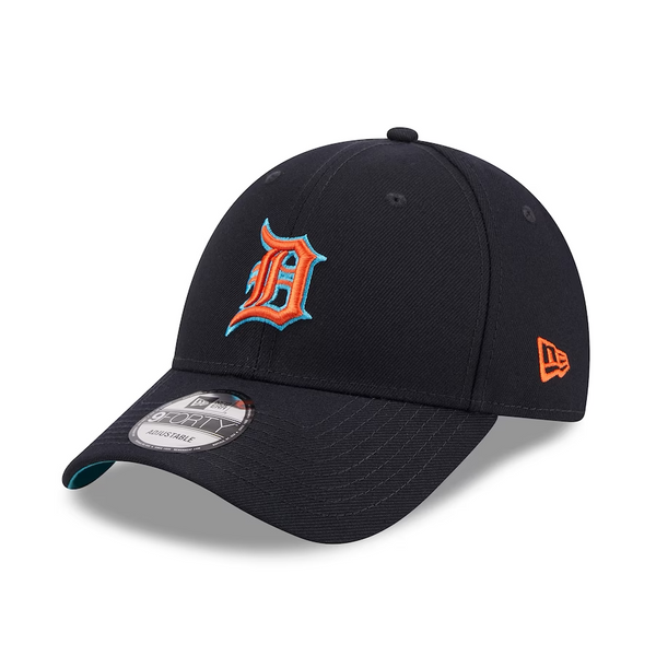 Detroit Tigers New Era 2023 Father's Day 9Forty Snapback Hat - Navy