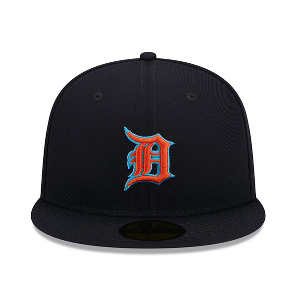 New Era Detroit Tigers Navy Blue 2023 Spring Training 59FIFTY Fitted Hat, Navy Blue, POLYESTER, Size 7 1/8, Rally House