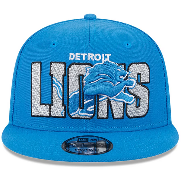 Detroit Lions New Era 2023 NFL Draft 9Fifty Snapback Hat - Blue