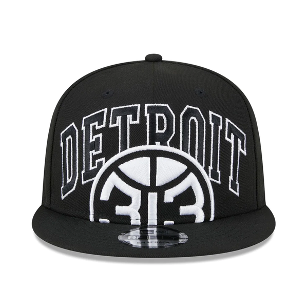 Detroit Pistons New Era 2023-24 Tip Off 9Fifty Snapback Hat - Black