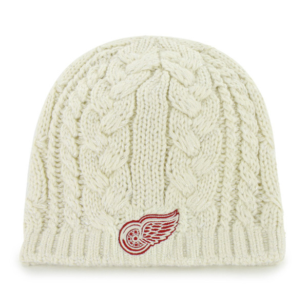 Detroit Red Wings 47 Brand Women’s Shawnee Knit Beanie - Natural