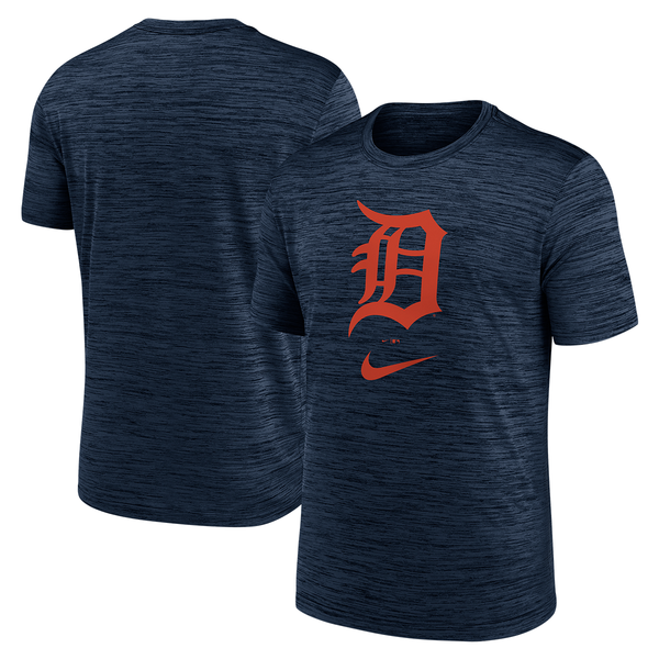  Detroit Tigers Heathered Navy Synthetic Performance Official  Logo T-Shirt : Sports & Outdoors