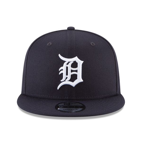 Detroit Tigers New Era Basic 9Fifty Snapback Hat - Navy