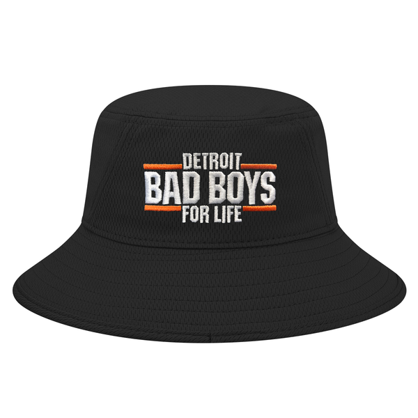 Detroit Bad Boys For Life MI Culture Bucket Hat - Black