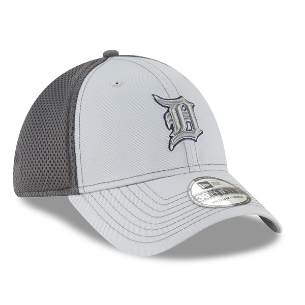 Detroit Tigers New Era Classic Grayed Out Neo 39Thirty Flex Hat - Gray