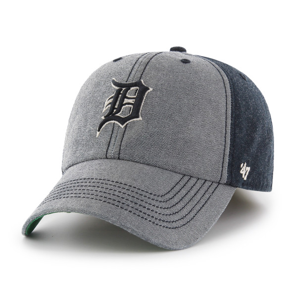 Detroit Tigers 47 Brand Undertow Reformer Franchise Fitted Hat - Gray/Navy X-Large