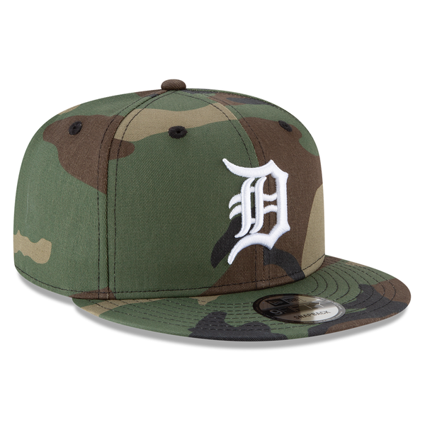 Detroit Tigers New Era Basic 9Fifty Snapback Hat - Camo