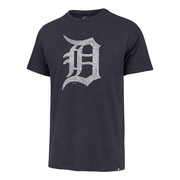 Detroit Tigers 47 Brand Franklin Logo T-Shirt - Navy