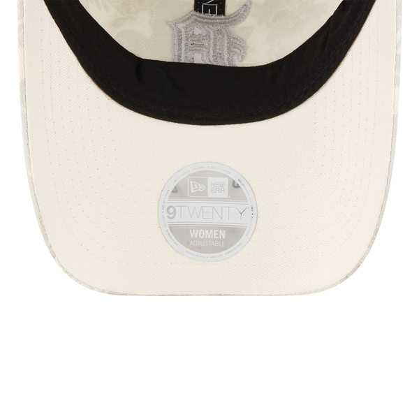 New Era Detroit Tigers Women's Cream Chrome Bloom 9TWENTY