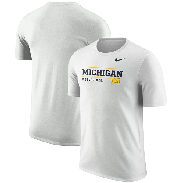 Michigan Wolverines Nike Gridiron T-Shirt - Photon Dust
