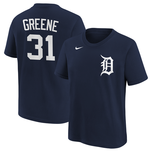 Riley Greene Detroit Tigers Nike Youth Name & Number T-Shirt - Navy