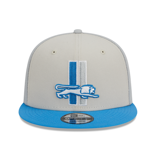 Detroit Lions New Era 2023 Sideline Historic 9Fifty Snapback Hat - Gray