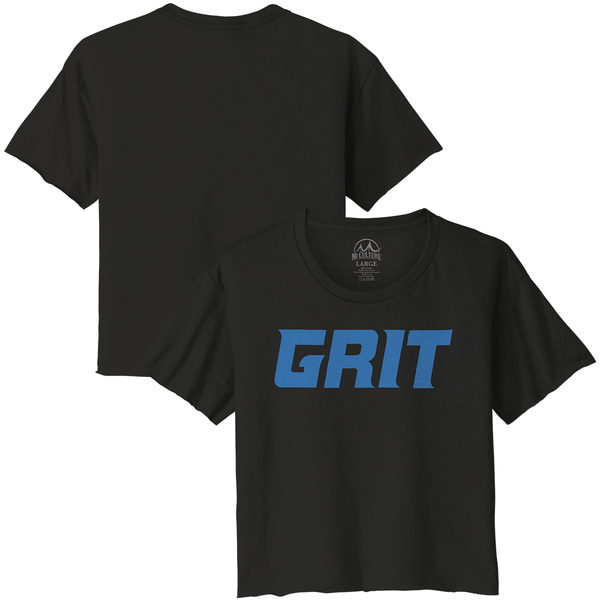 Grit Women's MI Culture Cropped T-Shirt - Black