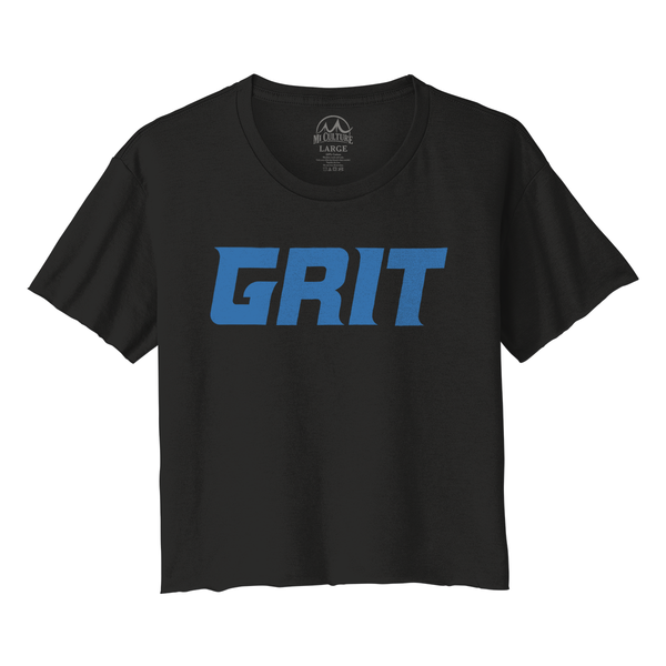 Grit Women's MI Culture Cropped T-Shirt - Black