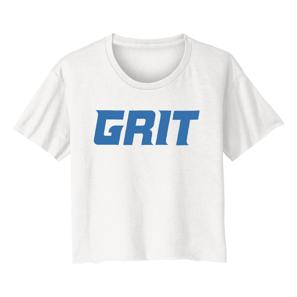 Grit Women's MI Culture Cropped T-Shirt - White