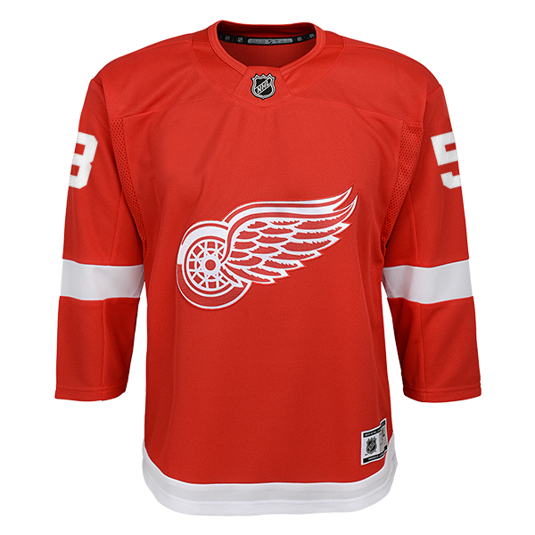 Moritz Seider Detroit Red Wings Youth Home Replica Jersey - Red