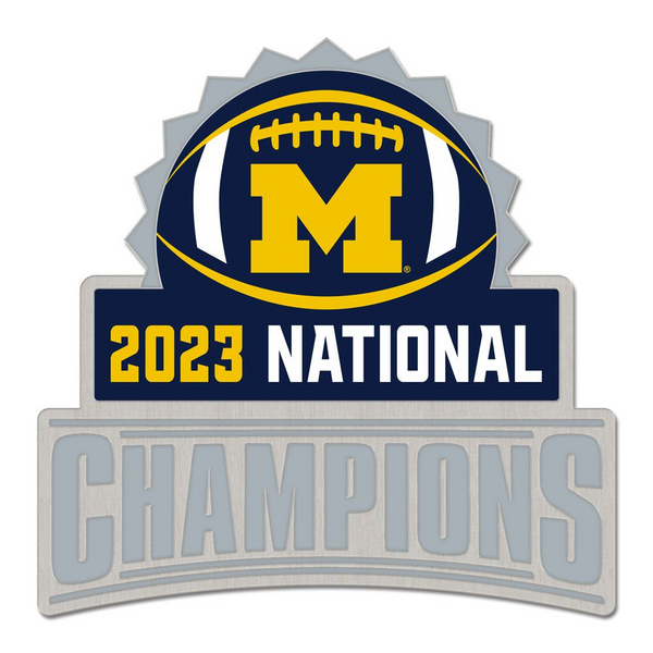 Michigan Wolverines WinCraft 2023 National Champions Collector Pin