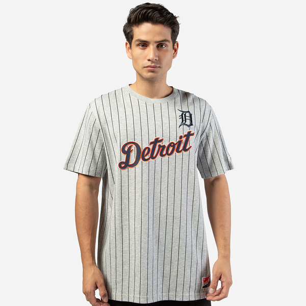 Detroit Tigers New Era Key Styles T-Shirt - Heather Gray