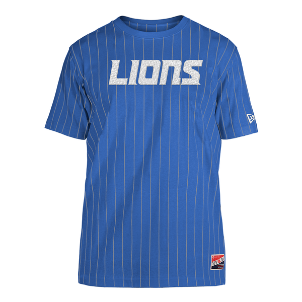 Detroit Lions New Era Throwback T-Shirt - Blue