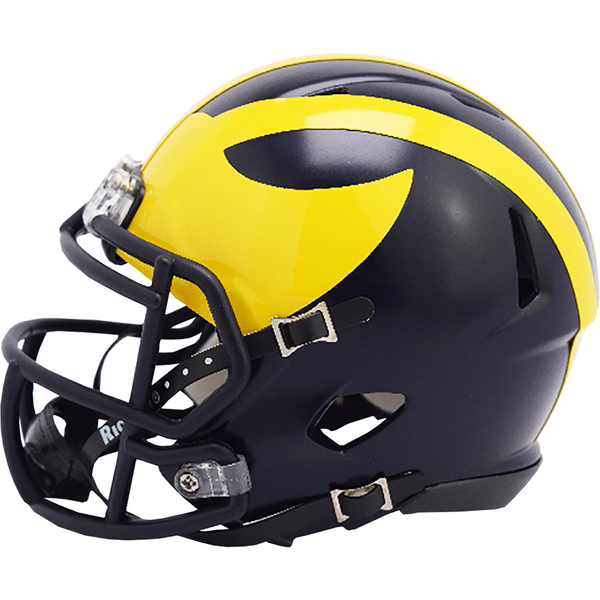 Michigan Wolverines Riddell 2023 National Champions Mini Speed Helmet