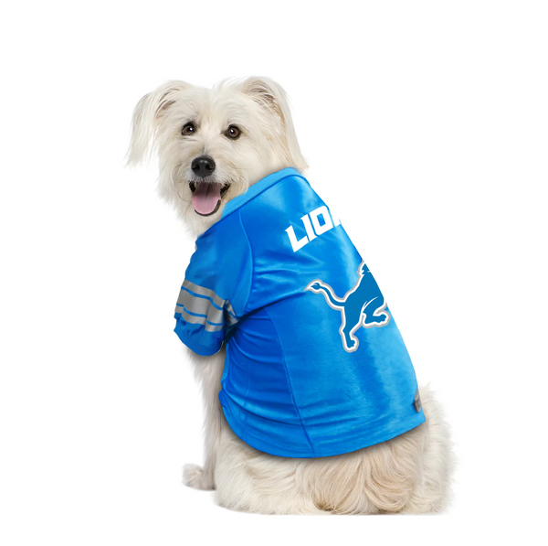 Detroit Lions Little Earth Pet Premium Jersey - Blue