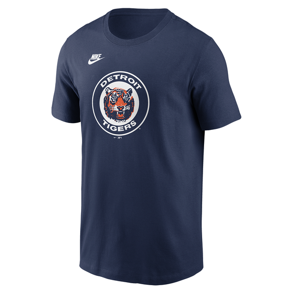 Detroit Tigers Nike Cooperstown Logo T-Shirt - Navy