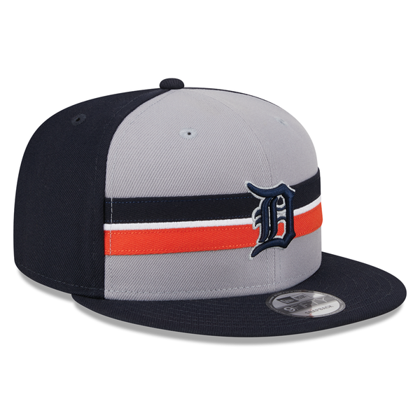 Detroit Tigers New Era 2024 Batting Practice 9Fifty Snapback Hat - Gray/Navy