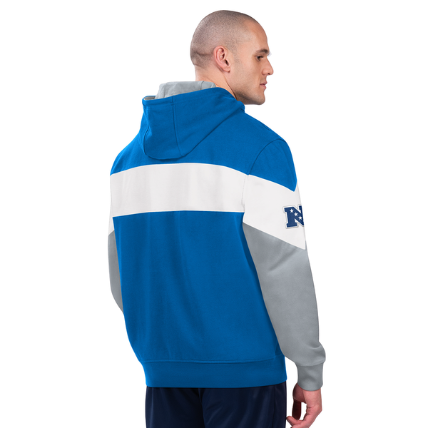Detroit Lions Starter Kickoff Pullover Hoodie - Blue Detroit Lions Starter Kickoff Pullover Hoodie - Blue