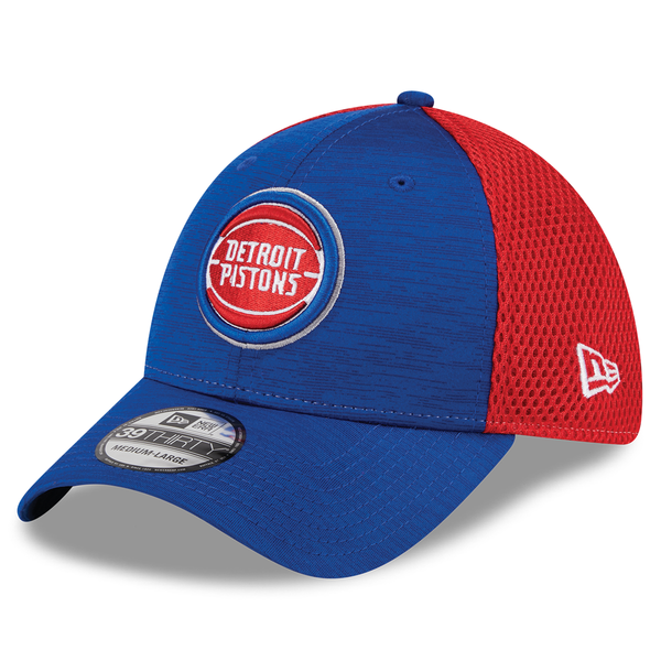 Detroit Pistons New Era Game Day Neo 39Thirty Flex Hat - Royal/Red
