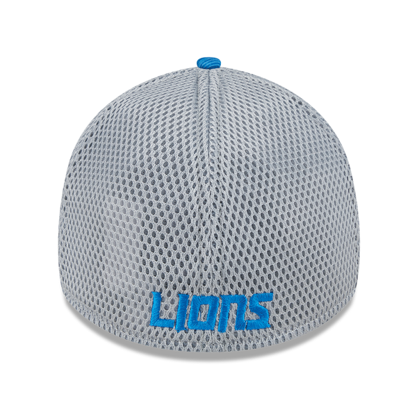 Detroit Lions New Era Game Day Neo 39Thirty Flex Hat - Blue/Gray