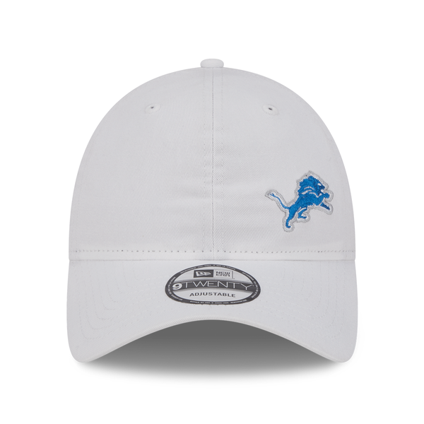 Detroit Lions New Era Court Sport 9Twenty Adjustable Hat - White