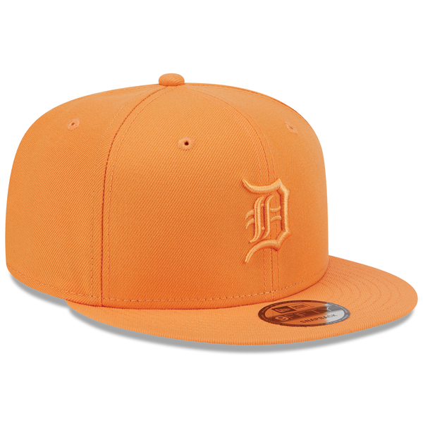 Detroit Tigers New Era Color Pack Faded Tonal 9Fifty Snapback Hat - Light Orange