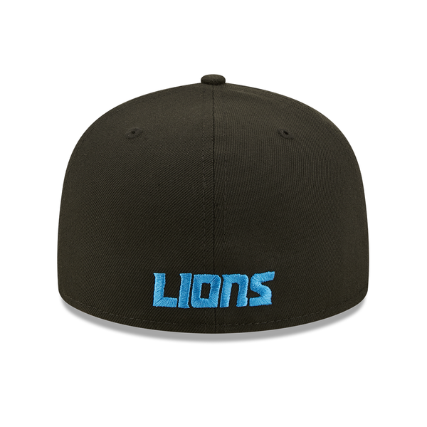 Detroit Lions New Era 59Fifty Fitted Hat - Black