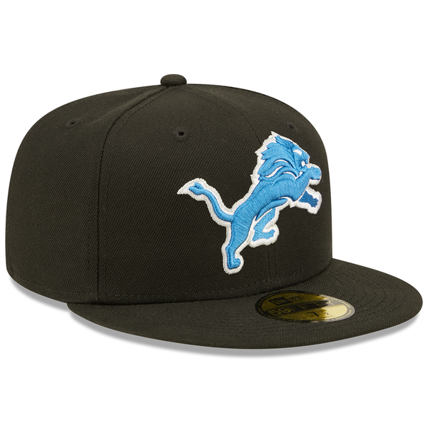 Detroit Lions New Era 59Fifty Fitted Hat - Black